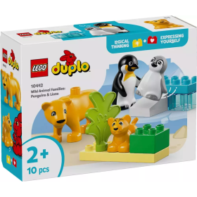Familles d’animaux sauvages : pingouins et lions LEGO Duplo 10442