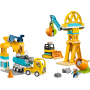 Le chantier et les véhicules de construction 3-en-1 LEGO Duplo 10476