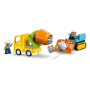 Le chantier et les véhicules de construction 3-en-1 LEGO Duplo 10476