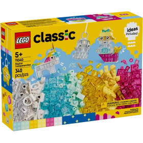 La boîte de briques transparentes magiques LEGO Classic 11040