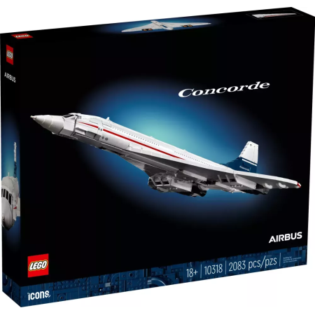 Le Concorde LEGO Icons 10318 - Maquette Supersonique Adultes