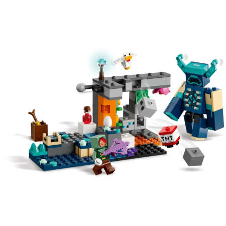 La rencontre avec le Warden LEGO Minecraft 21274