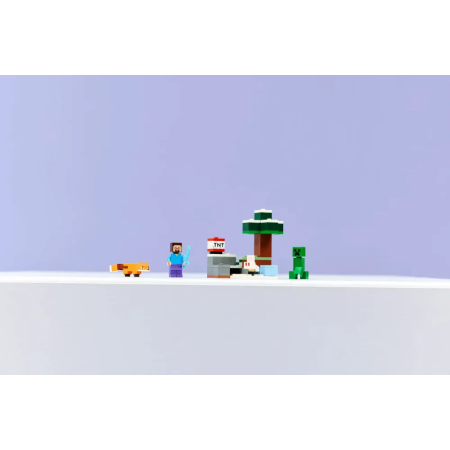 Les aventures de Steve dans la taïga LEGO Minecraft 21583