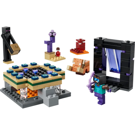 Voyage à travers les Portails du Nether et de l’Ender LEGO Minecraft 21584