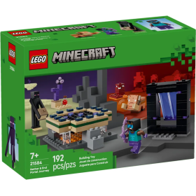 Voyage à travers les Portails du Nether et de l’Ender LEGO Minecraft 21584