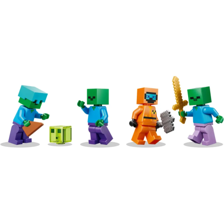 Le Donjon de zombies LEGO Minecraft 21587
