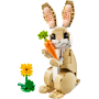 L’adorable lapin LEGO Creator 31162