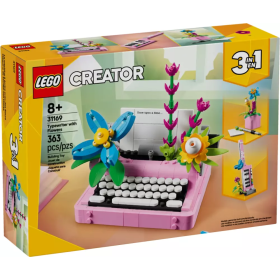 La machine à écrire avec des fleurs LEGO Creator 31169