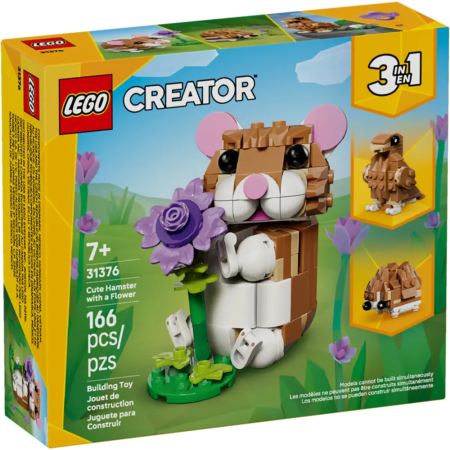 L’adorable hamster et la fleur LEGO Creator 31376