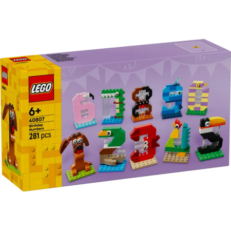 Les chiffres d’anniversaire LEGO Objets divers 40807