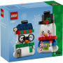 Les bonshommes de neige décoratifs LEGO Saisonnier 40812