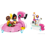 Fête dans la piscine avec les bouées licorne et flamant rose LEGO Friends 42658