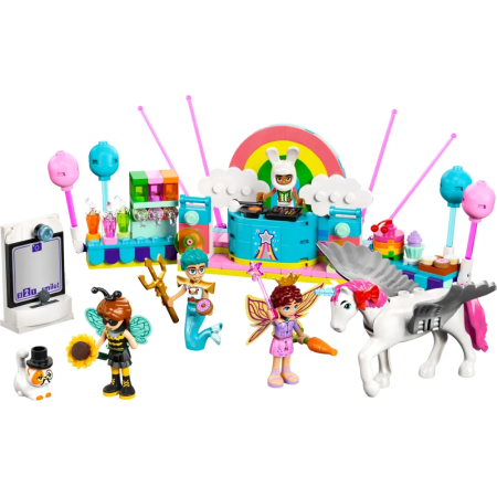 Soirée déguisée avec une licorne et une fée LEGO Friends 42661