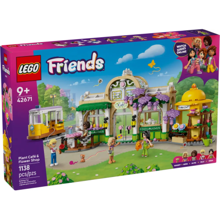 Café des plantes et Kiosque à fleurs LEGO Friends 42671