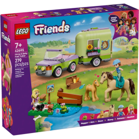 La remorque du cheval et du poulain LEGO Friends 42695