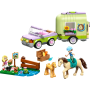 La remorque du cheval et du poulain LEGO Friends 42695