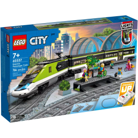 Train express télécommandé LEGO City 60337 pour enfants 7+