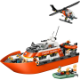 LEGO City 60504 - Bateau de Sauvetage & Hélicoptère Garde-Côtes