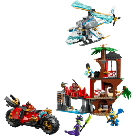 La cabane et les véhicules des Ninjas LEGO Ninjago 71857