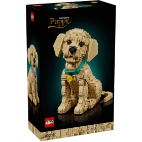 Chiot Golden Retriever LEGO Icons à construire - 2 102 pièces