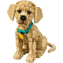 Chiot Golden Retriever LEGO Icons à construire - 2 102 pièces