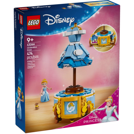 Robe Cendrillon LEGO Disney 43266 - Création mode et exposition enfants
