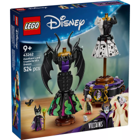 Robes Maléfique & Cruella LEGO Disney 43262 – Kit Créatif Enfants