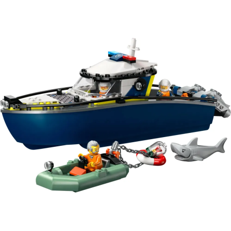 Course-poursuite en bateau de police LEGO City 60456 – Aventure & Construction