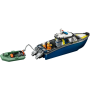 Course-poursuite en bateau de police LEGO City 60456 – Aventure & Construction