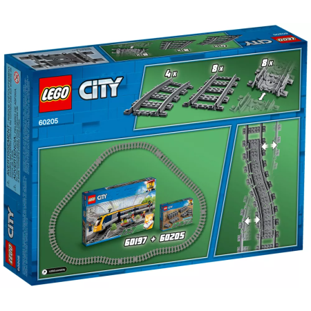 Pack d’Extension Rails LEGO City 60205 - Agrandissez Vos Circuits
