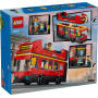 Bus Rouge à Deux Étages LEGO City 60407 | Jeu Créatif Enfants