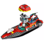LEGO City 60373 - Bateau de sauvetage des pompiers efficace et ludique