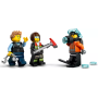 LEGO City 60462 - Hélicoptère, camion pompiers et sous-marin modulables