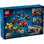 LEGO City 60462 - Hélicoptère, camion pompiers et sous-marin modulables